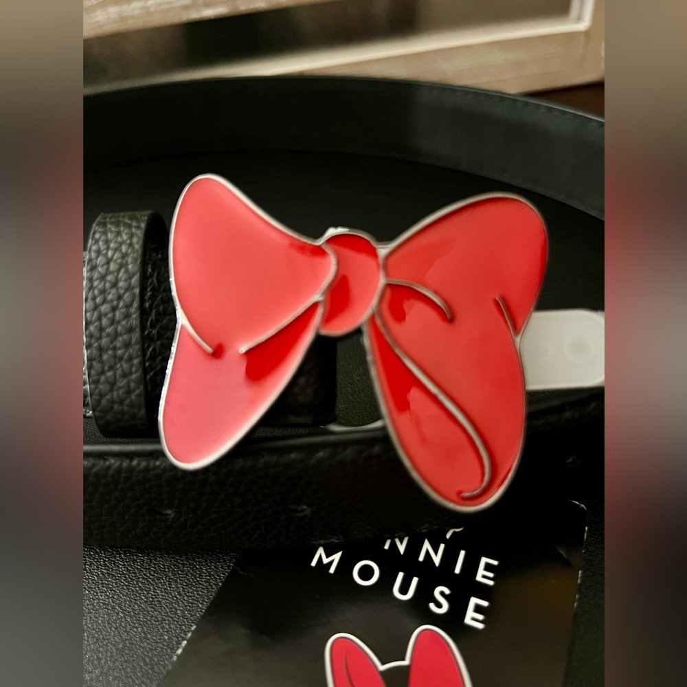 DISNEY MINNIE MOUSE CONCEPT ONE ACCESSORIES Large Black Belt